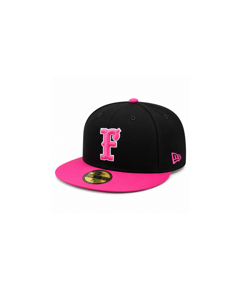New Era Fitted Hat Black/Pink