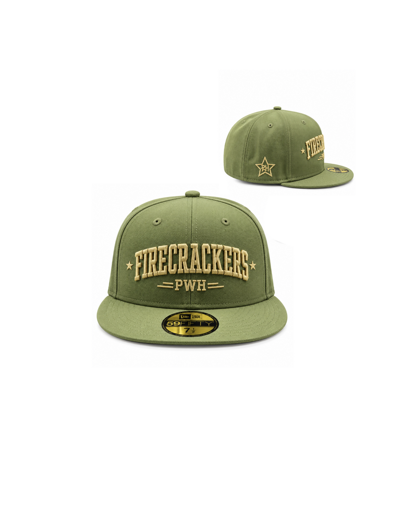 New Era Fitted Hat Olive Green