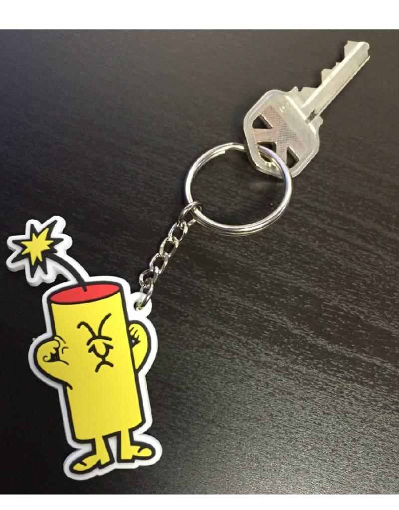 Firecracker Guy Key Chain