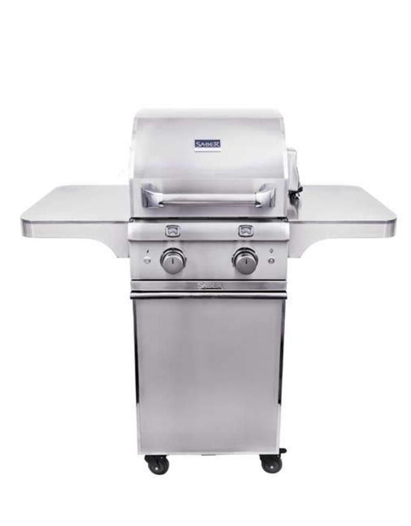 Saber Elite 1330 Sse 2 Burner Cart Grill Stainless Steel Lp Elite 1330 Sse 2 Burner Cart Grill