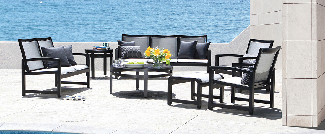 Cabanacoast Sling Outdoor Seating Millcroft Collection