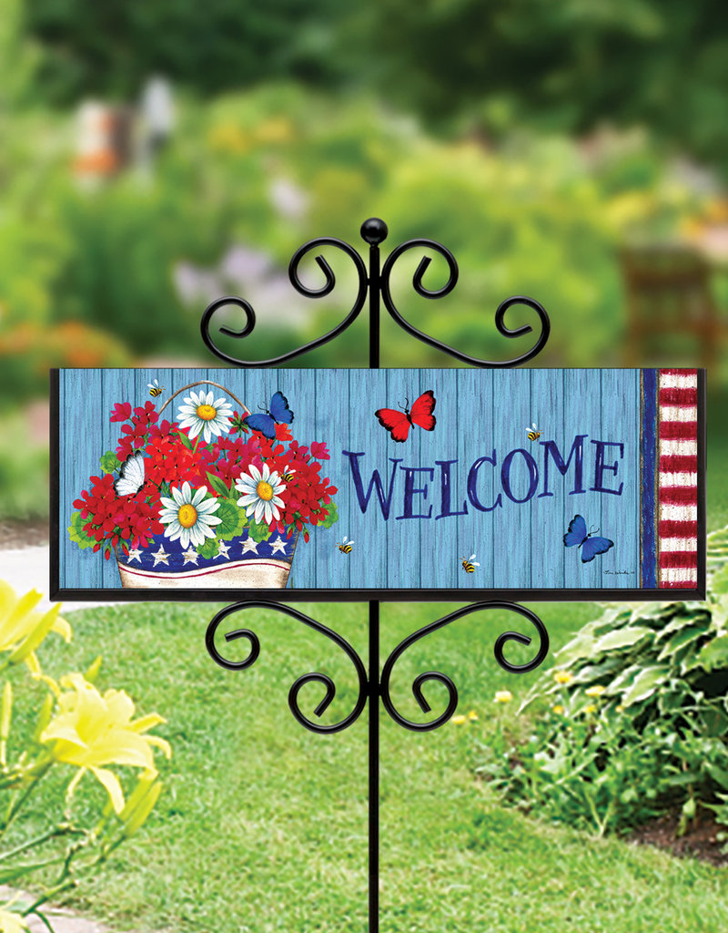 outdoor stake signs