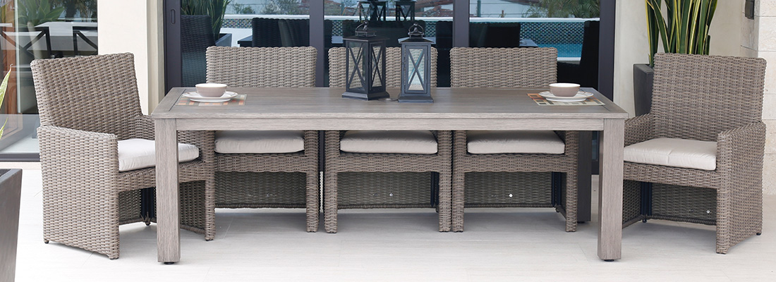 Sunset West Luxury Outdoor Furniture Patio Dining Seating And Sunset West Resin Wicker Coronado Patio Dining Furniture