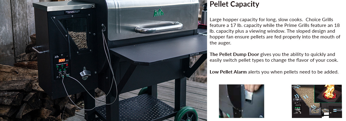 Green Mountain Grill Pellet Grill Pellet Capacity