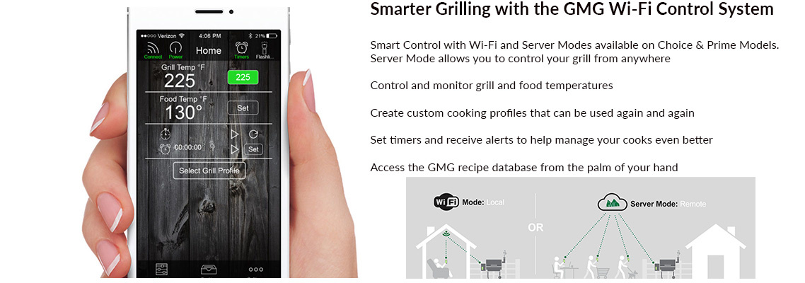 Green Mountain Grills Pellet Grill Wi-Fi Control
