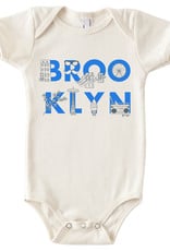 Maptote Onesie: Brooklyn Font