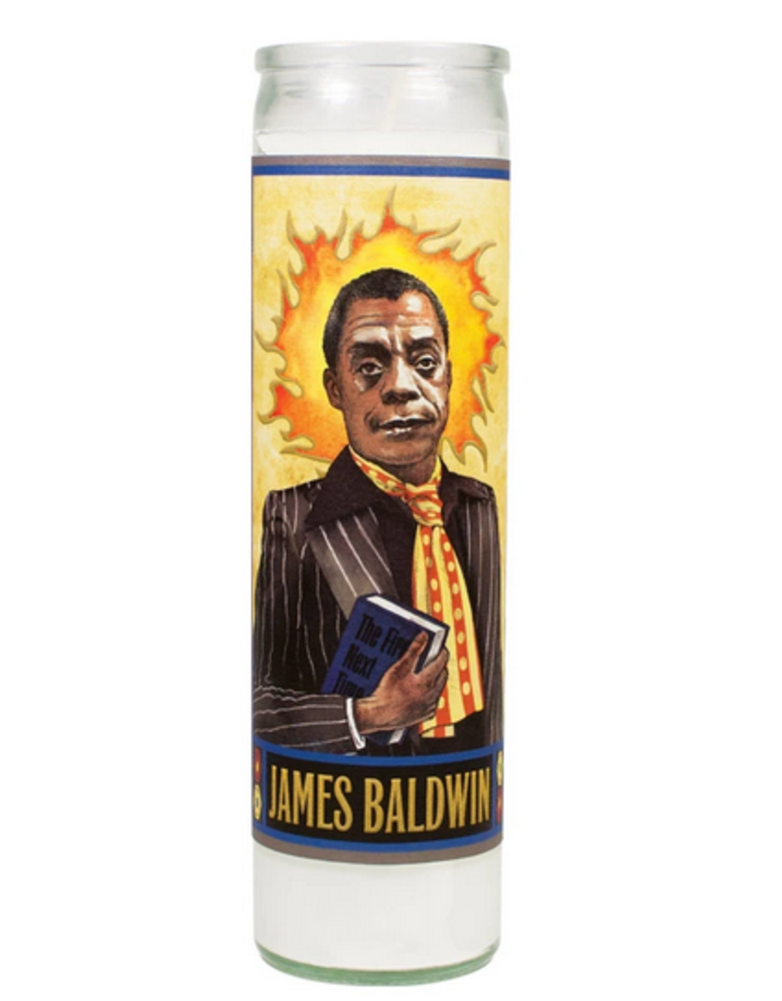 Unemployed Philosophers Guild Candle - Secular Saints: Baldwin