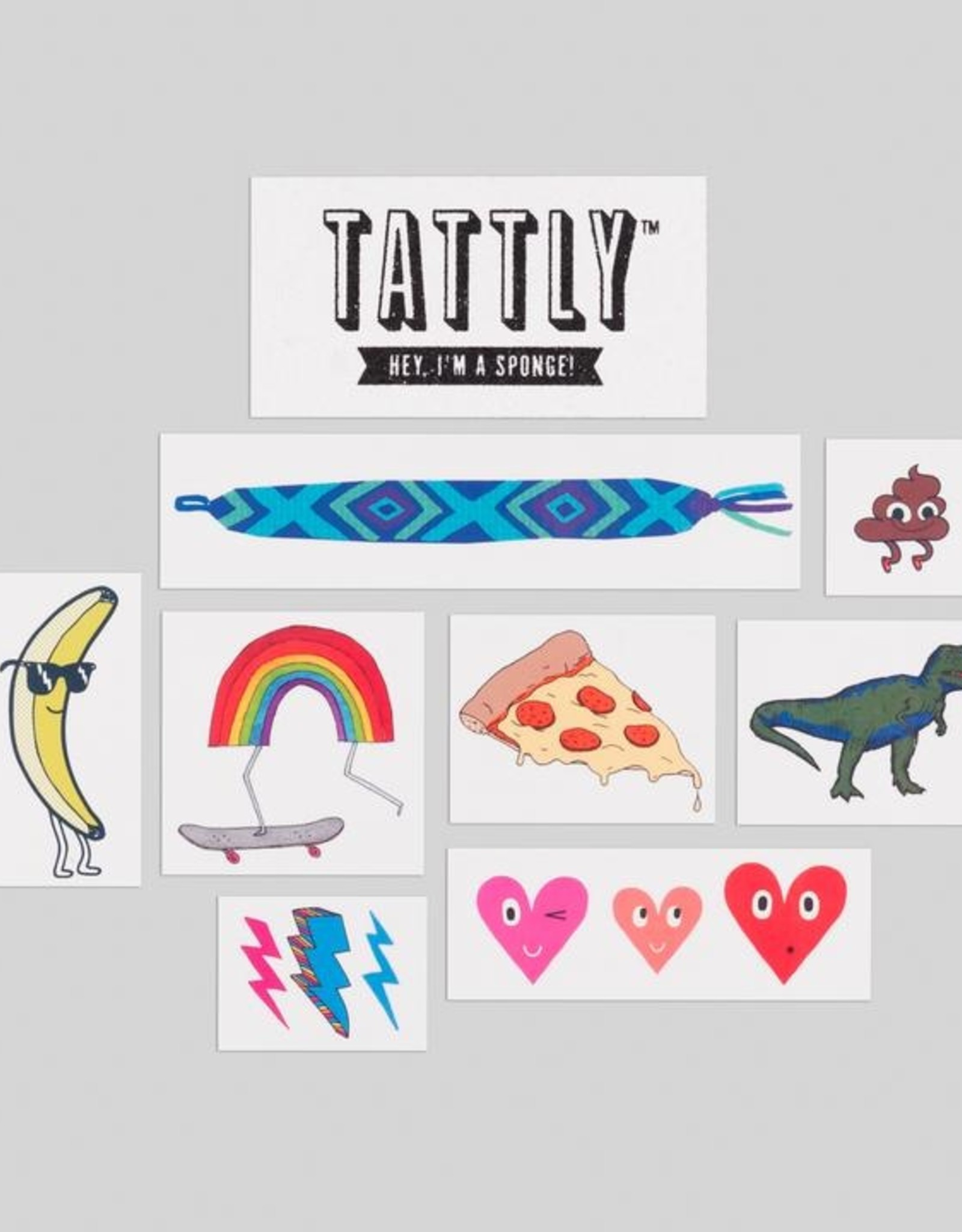 Tattly Tattoo Set - Kids Mix Three