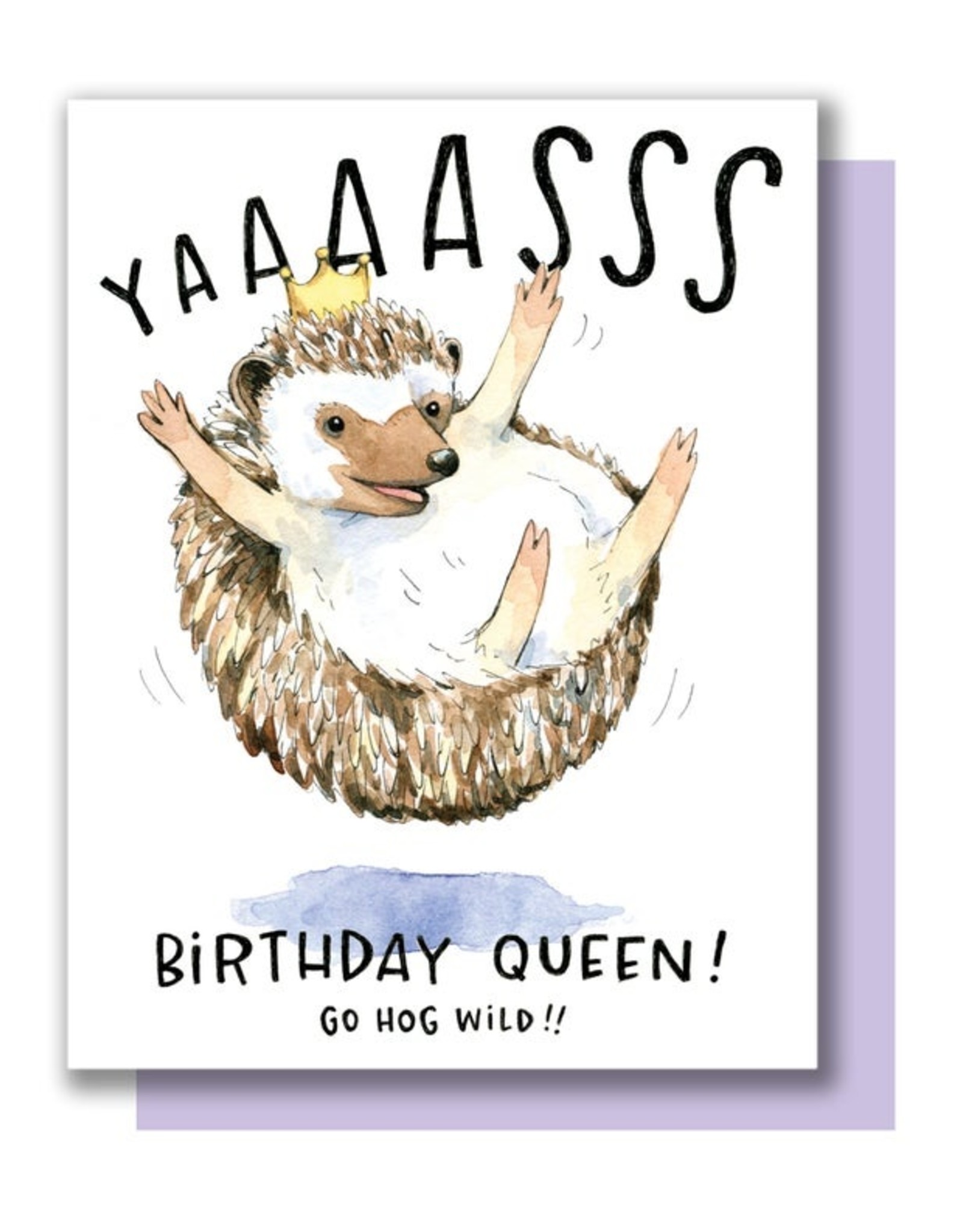 Paper Wilderness Card - Birthday: Hog Wild Queen