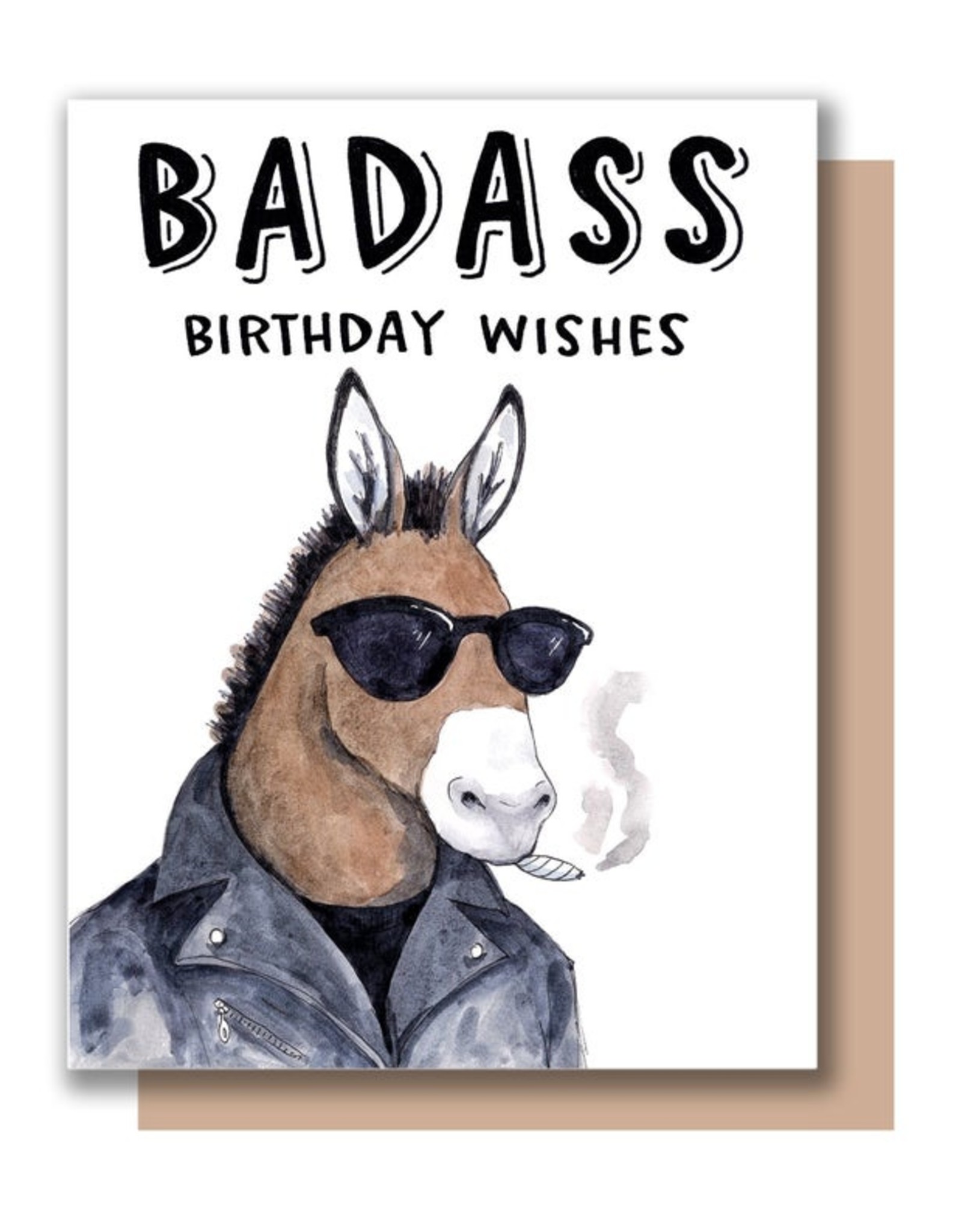 Paper Wilderness Card - Birthday: Badass