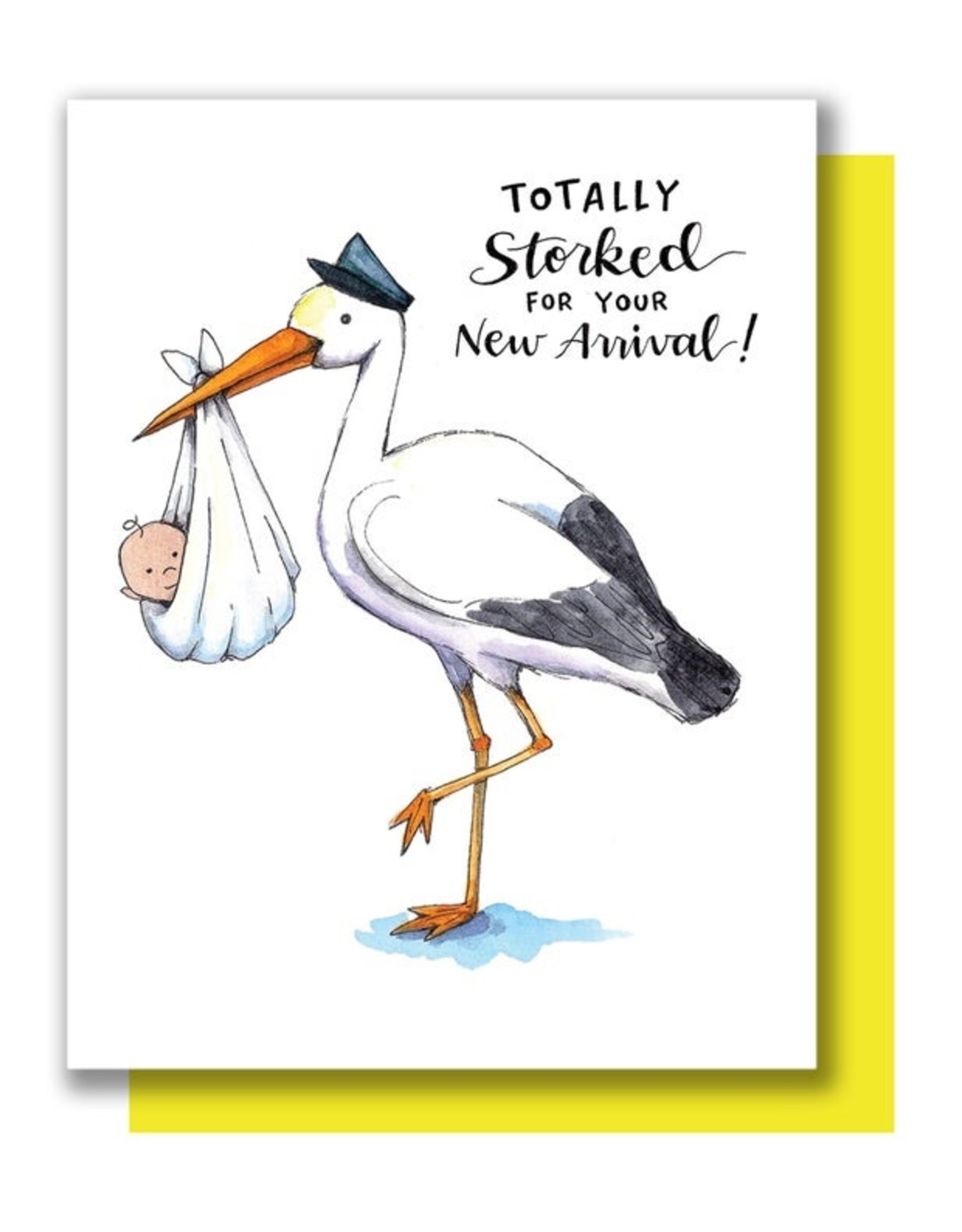 Paper Wilderness Card - Baby: Totally Storked