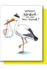 Paper Wilderness Card - Baby: Totally Storked