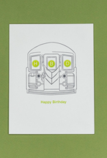 Quick Brown Fox Card - Birthday: Subway HBD