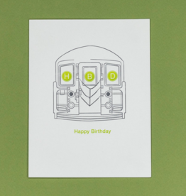 Quick Brown Fox Card - Birthday: Subway HBD