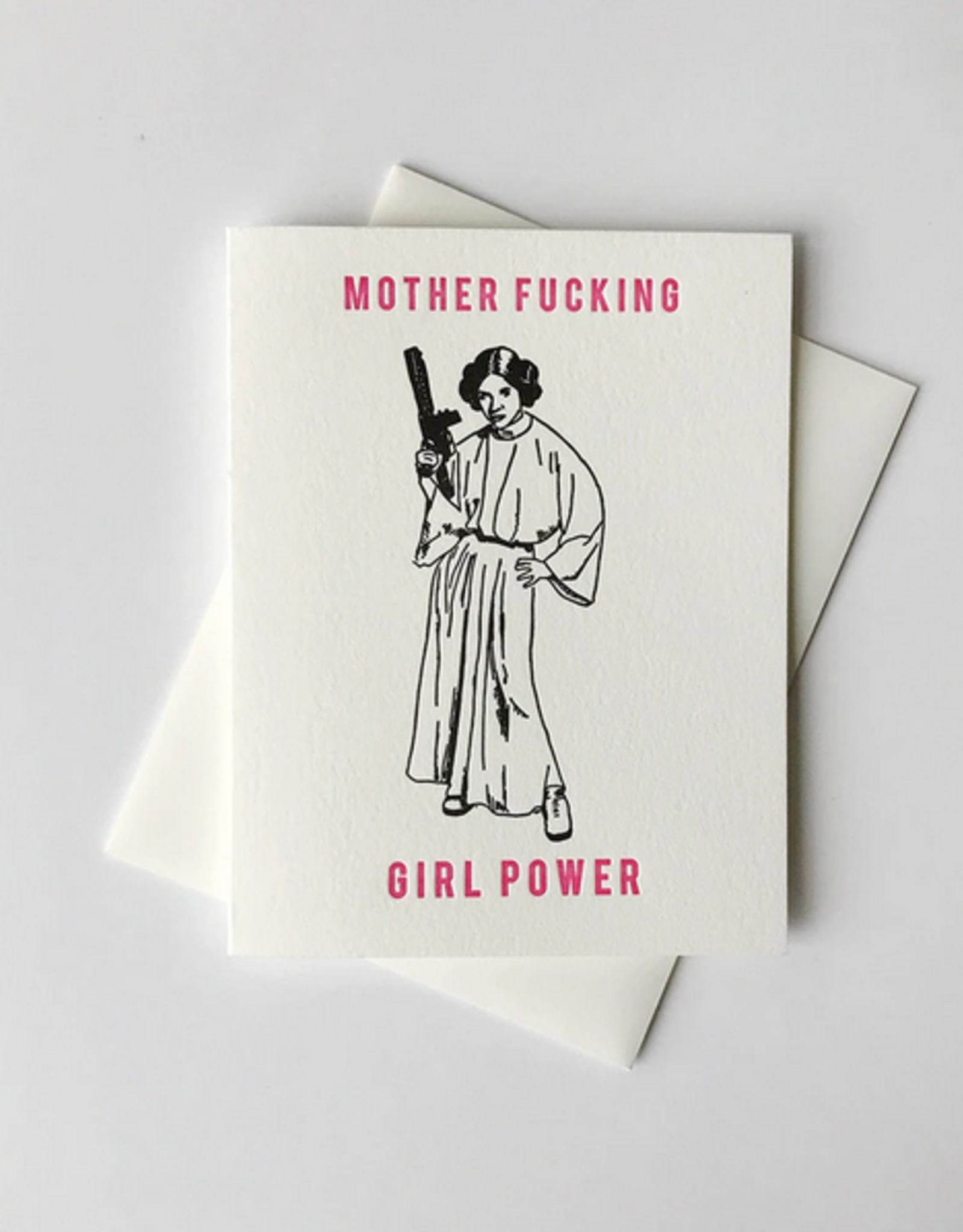 Steel Petal Press Card - Blank: Motherfucking Girl Power