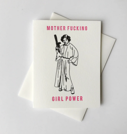 Steel Petal Press Card - Blank: Motherfucking Girl Power