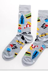 Yellow Owl Workshop Socks - Men's Crew: NYC