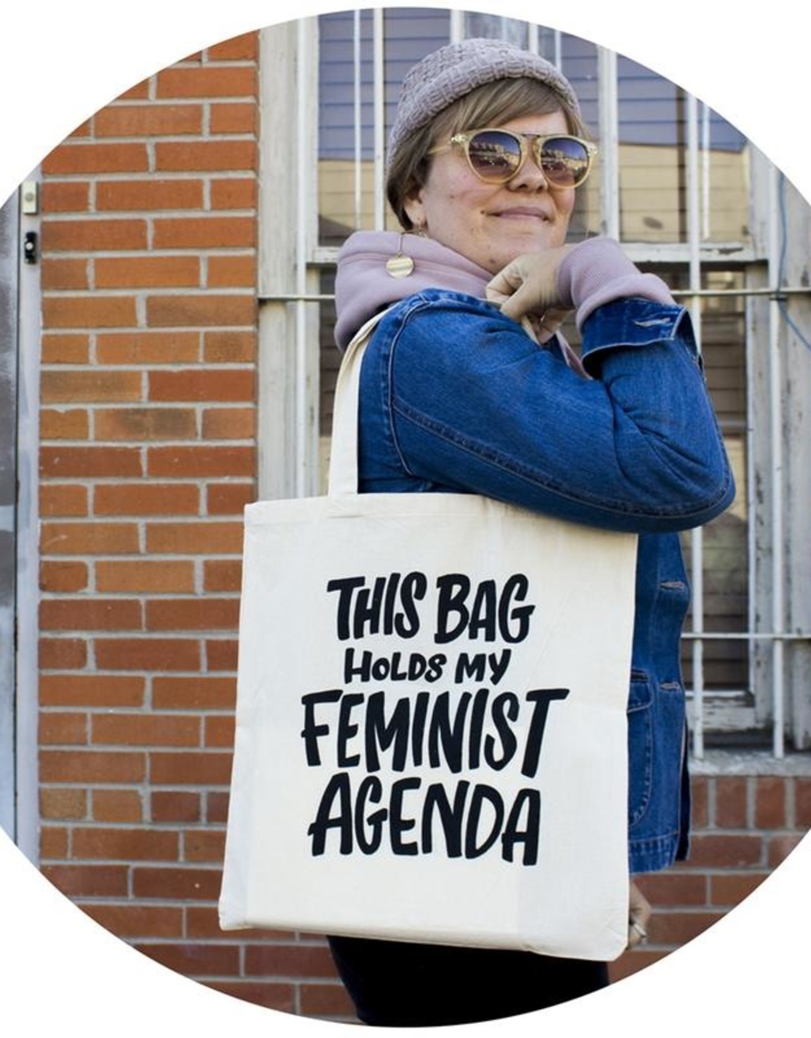 Ladyfingers Letterpress Tote: