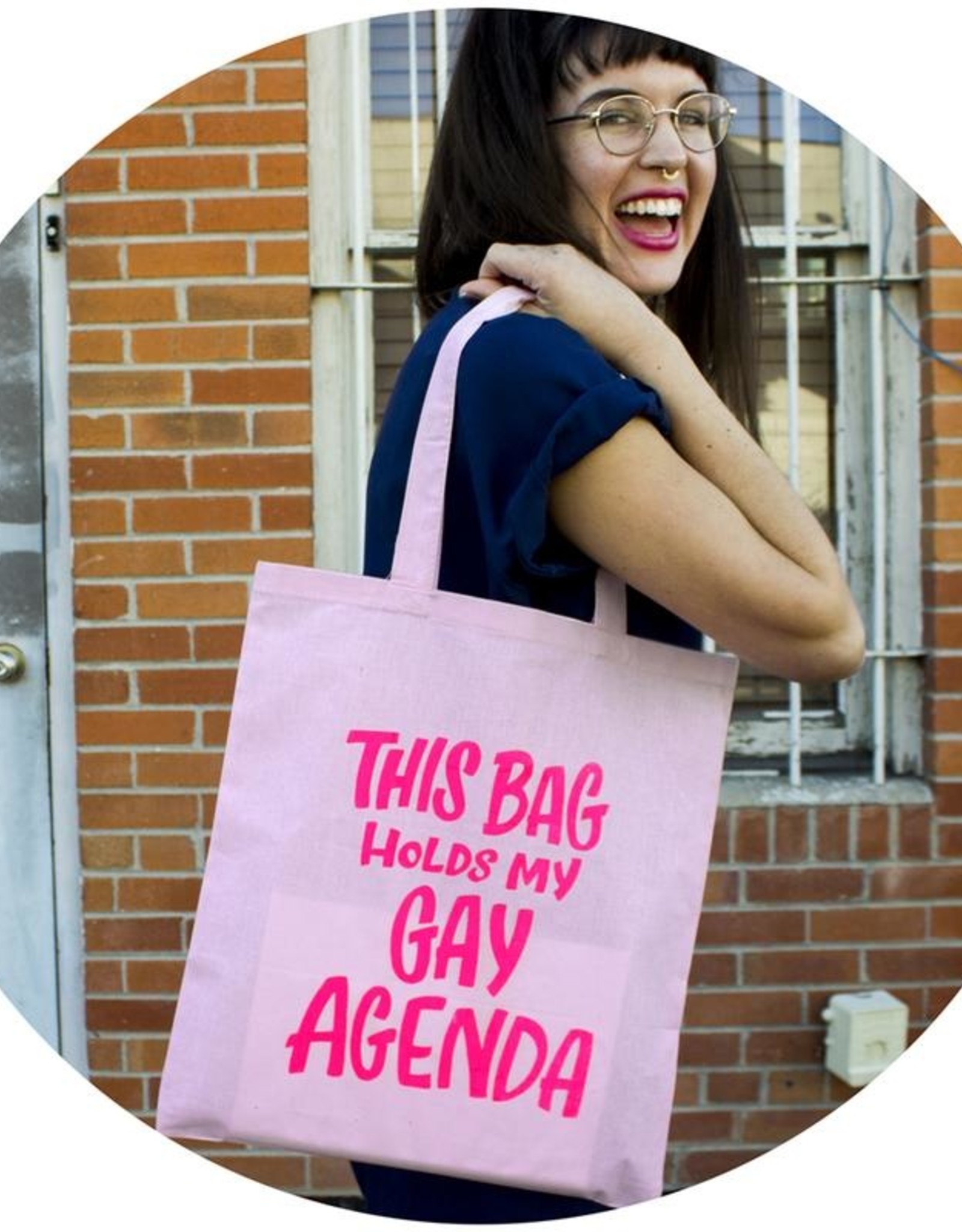 Ladyfingers Letterpress Tote: