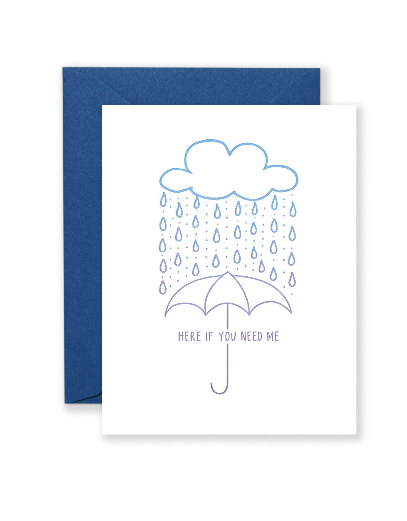 Lionheart Prints Card - Blank: Here if you need me