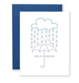 Lionheart Prints Card - Blank: Here if you need me