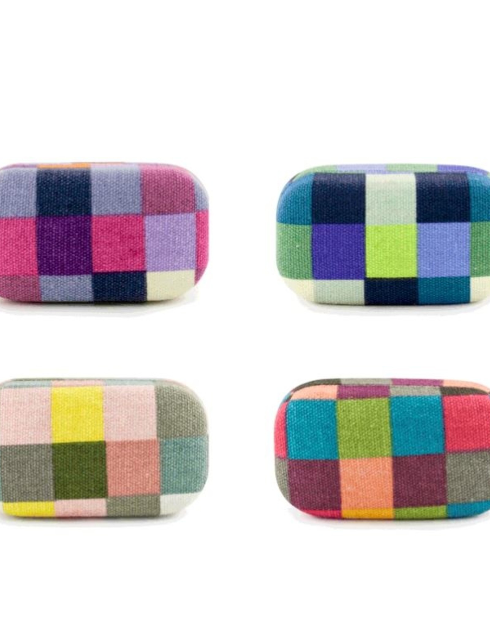 Checkered Travel Jewelry Boxes