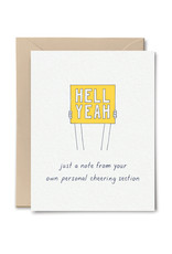 Tiny Hooray Card - Blank: Personal Cheering Section