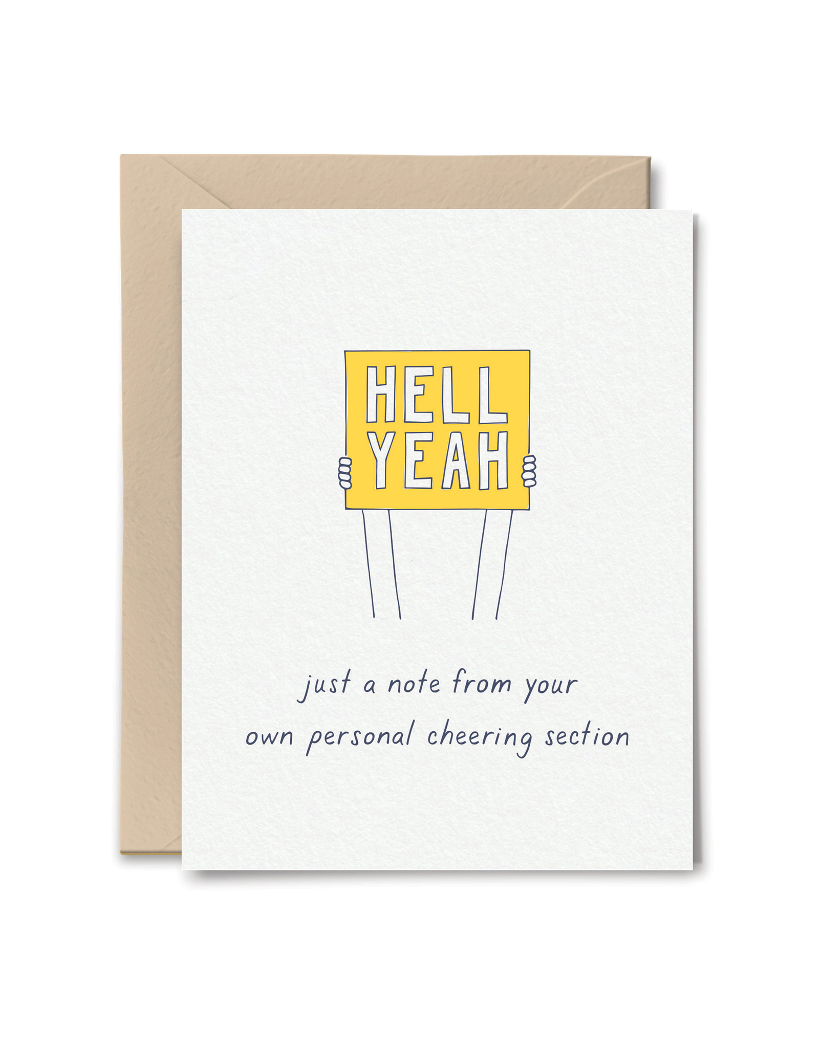 Tiny Hooray Card - Blank: Personal Cheering Section