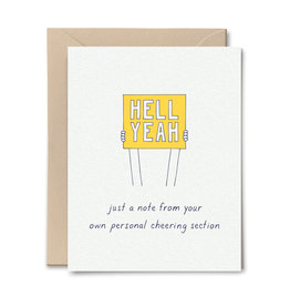 Tiny Hooray Card - Blank: Personal Cheering Section