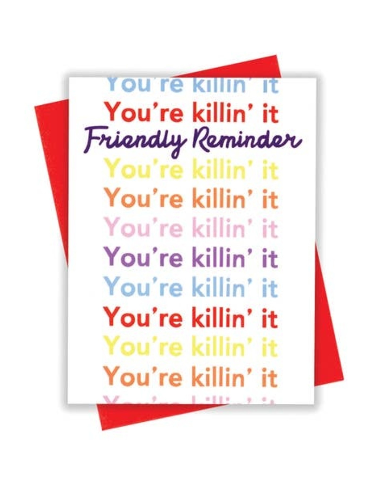 xou Card - Blank: Killing it