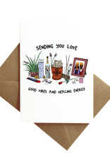 By Ms James Card - Blank: Healing Energy