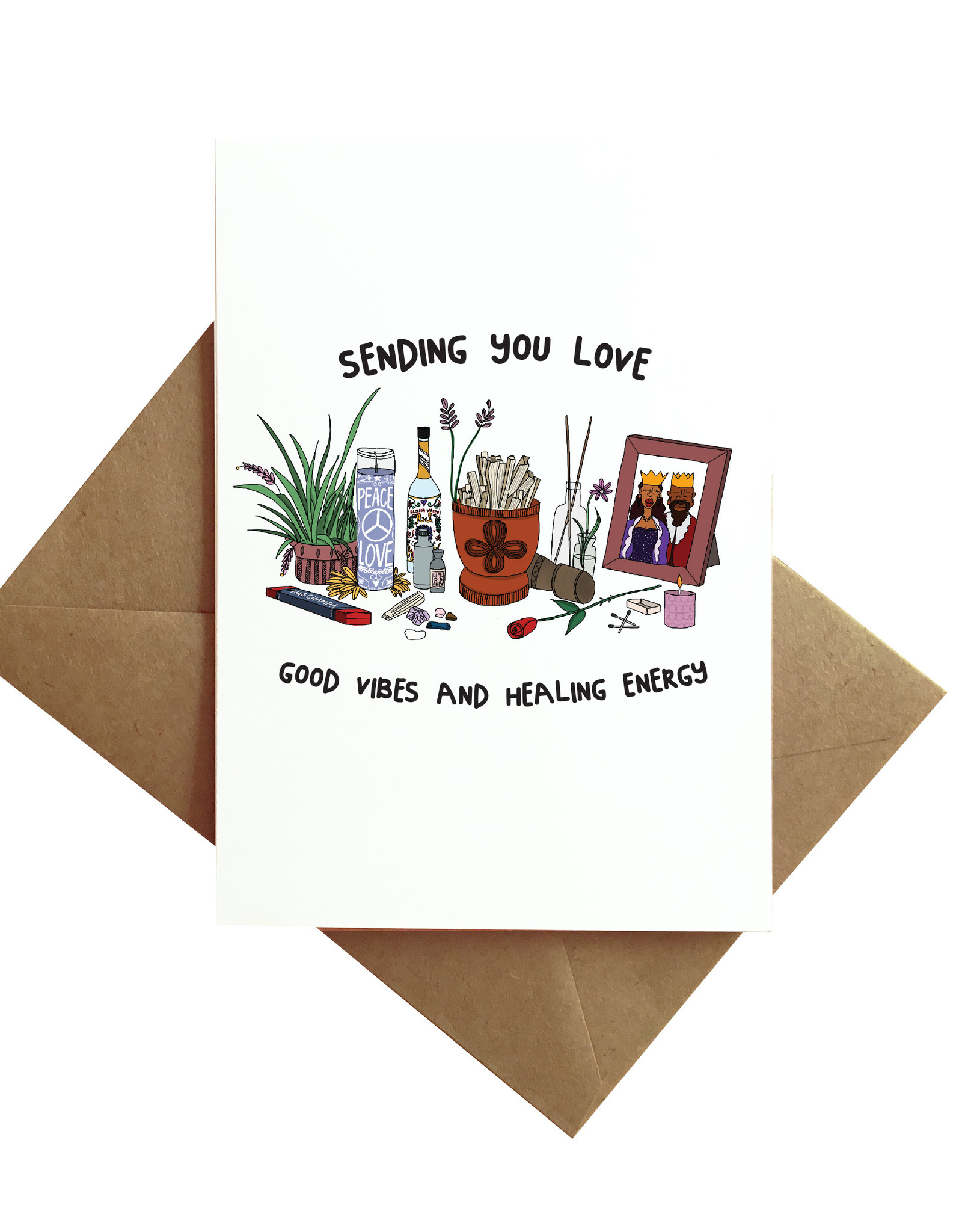 By Ms James Card - Blank: Healing Energy