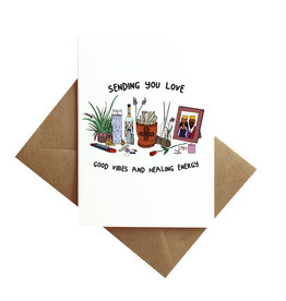 By Ms James Card - Blank: Healing Energy