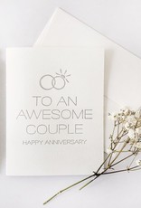 Steel Petal Press Card - Anniversary: Awesome Couple