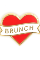 These Are Things Enamel Pin: Brunch Heart