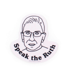 Seltzer Goods Sticker RBG: Speak the Ruth