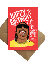 By Ms James Card - Birthday: Stevie Wonder
