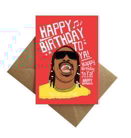 By Ms James Card - Birthday: Stevie Wonder