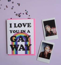 Ash & Chess Card - Love: Love you in a gay way