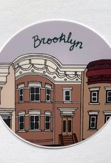 Made by Nilina Sticker: (Purple) Brooklyn Brownstones