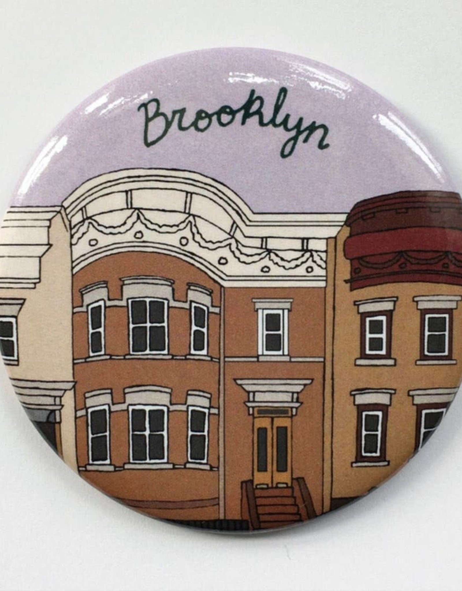 Made by Nilina Magnet - Brooklyn Brownstones (Purple)