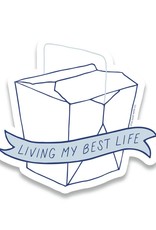 Tiny Hooray Sticker: Living my best life