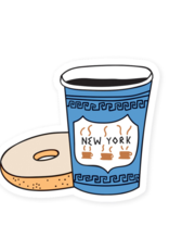 Seltzer Goods Sticker: New York City Coffee