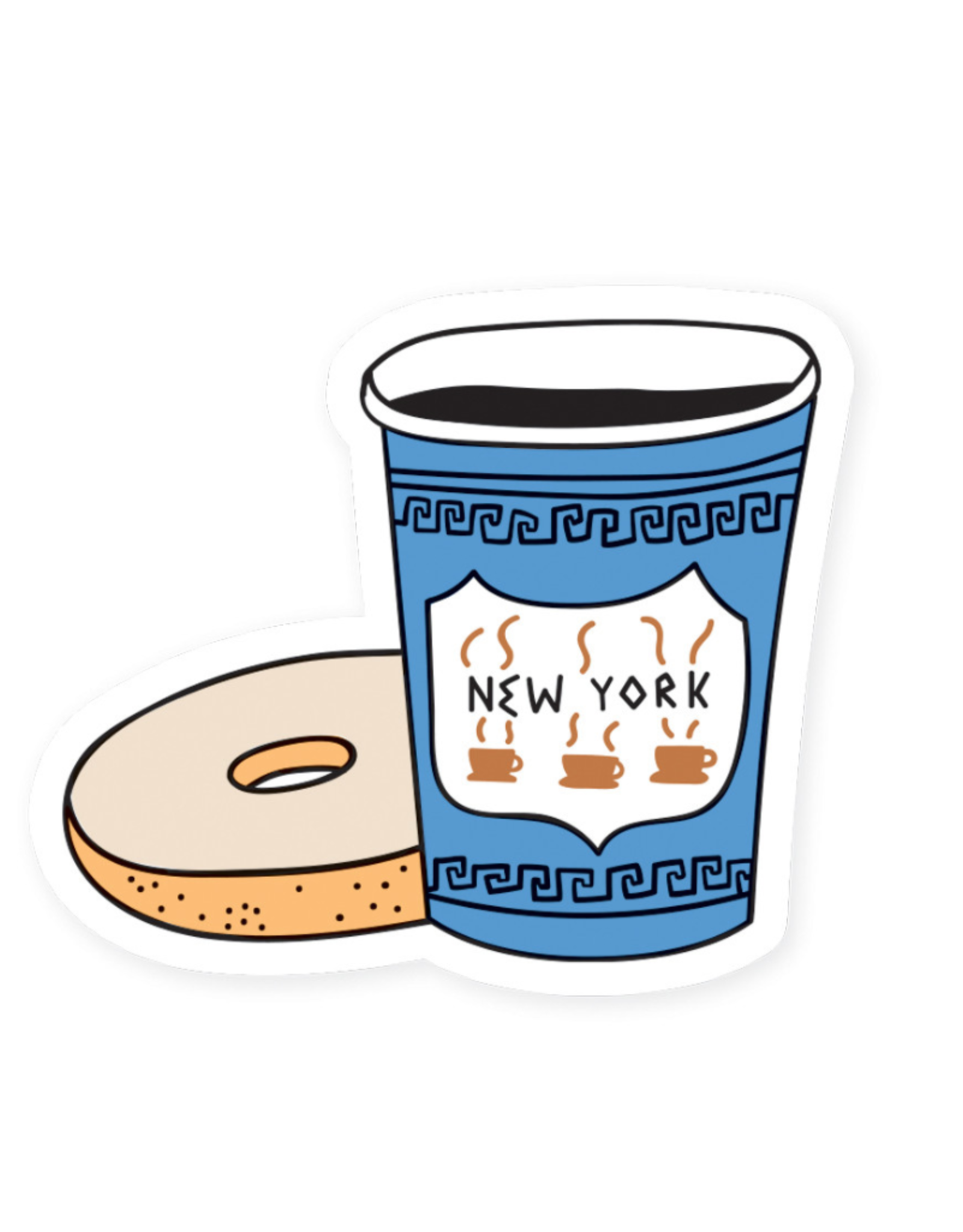 Seltzer Goods Sticker: New York City Coffee