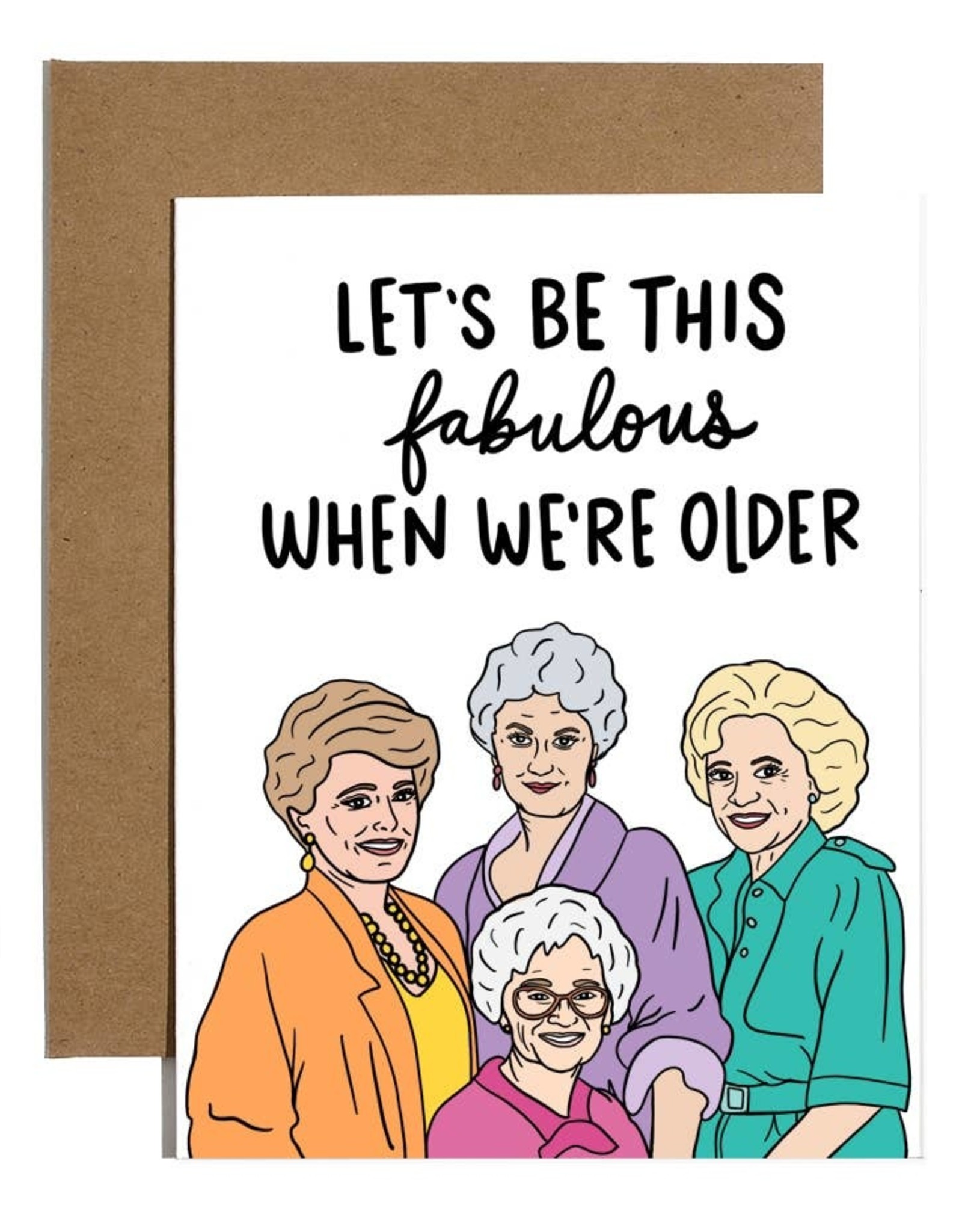 Brittany Paige Card - Blank: Golden Girls Fabulous