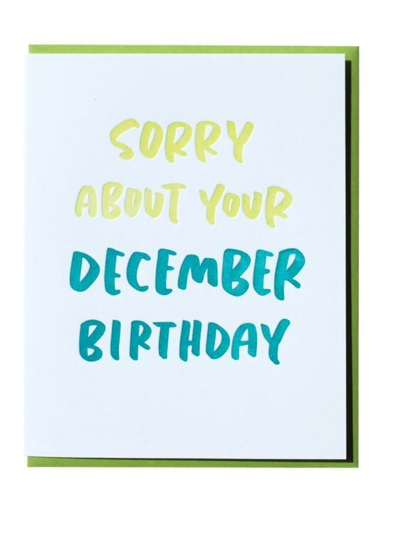And Here We Are Card - Birthday: December Birthday