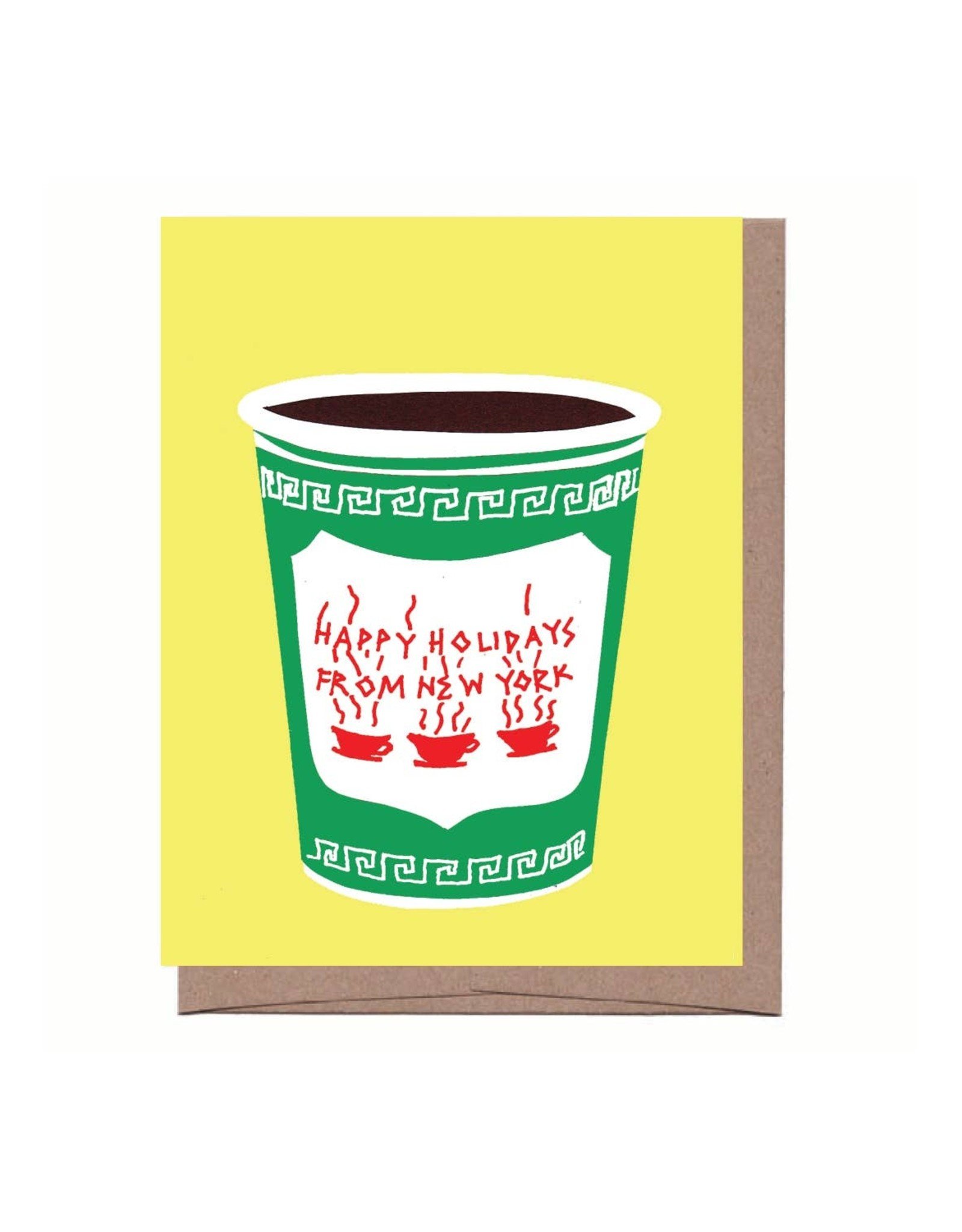 La Familia Green Boxed Cards - Holiday: NYC Christmas Coffee (8)