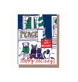 La Familia Green Card - Holiday: All Are Welcome Dogs