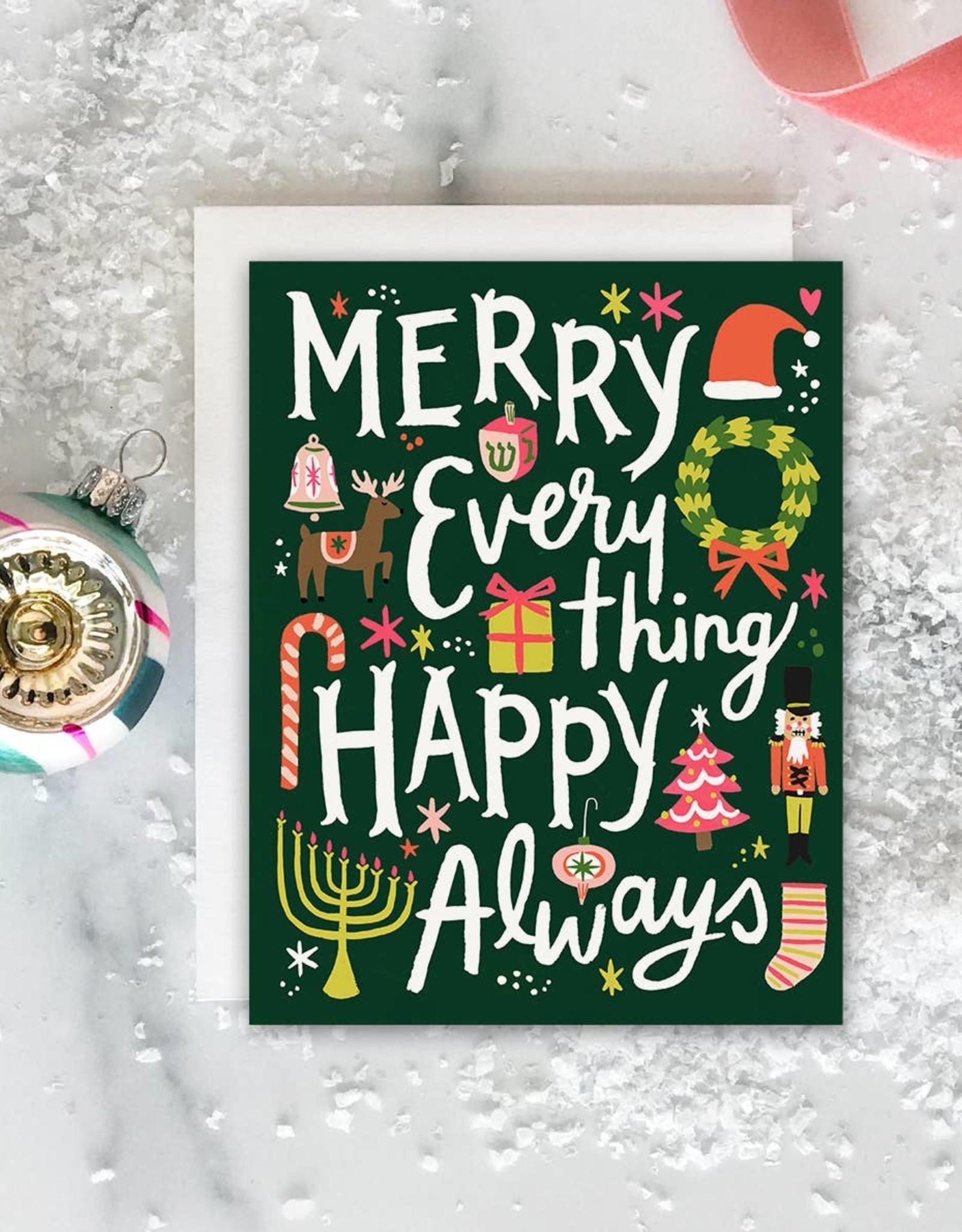 Idlewild Co. Boxed Cards - Holiday: Merry Happy Everything (8)