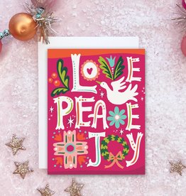 Idlewild Co. Card - Holidays: Love Peace Joy